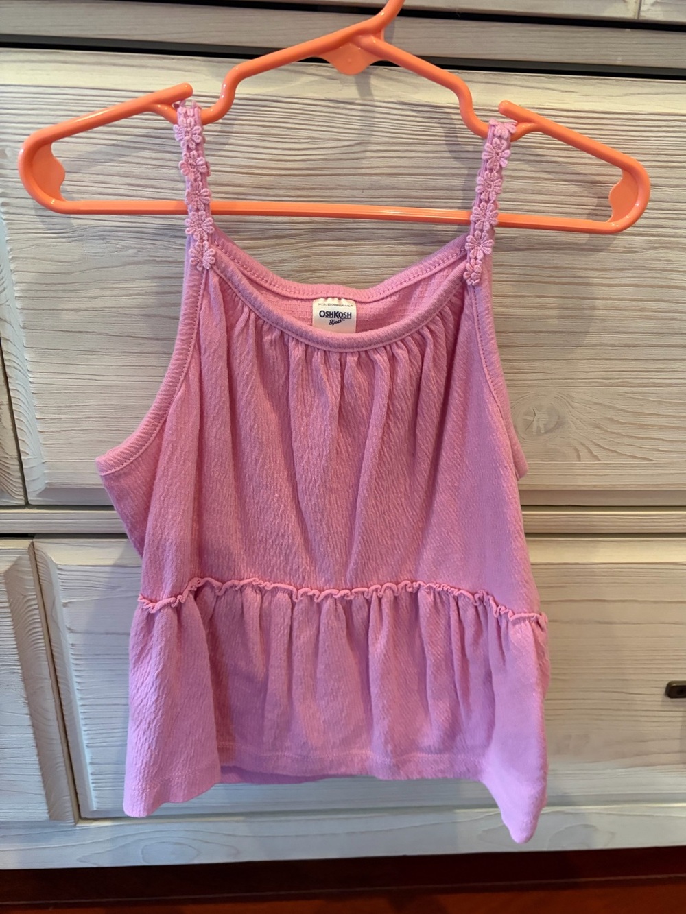 Osh Kosh tank size 7 (worn once)